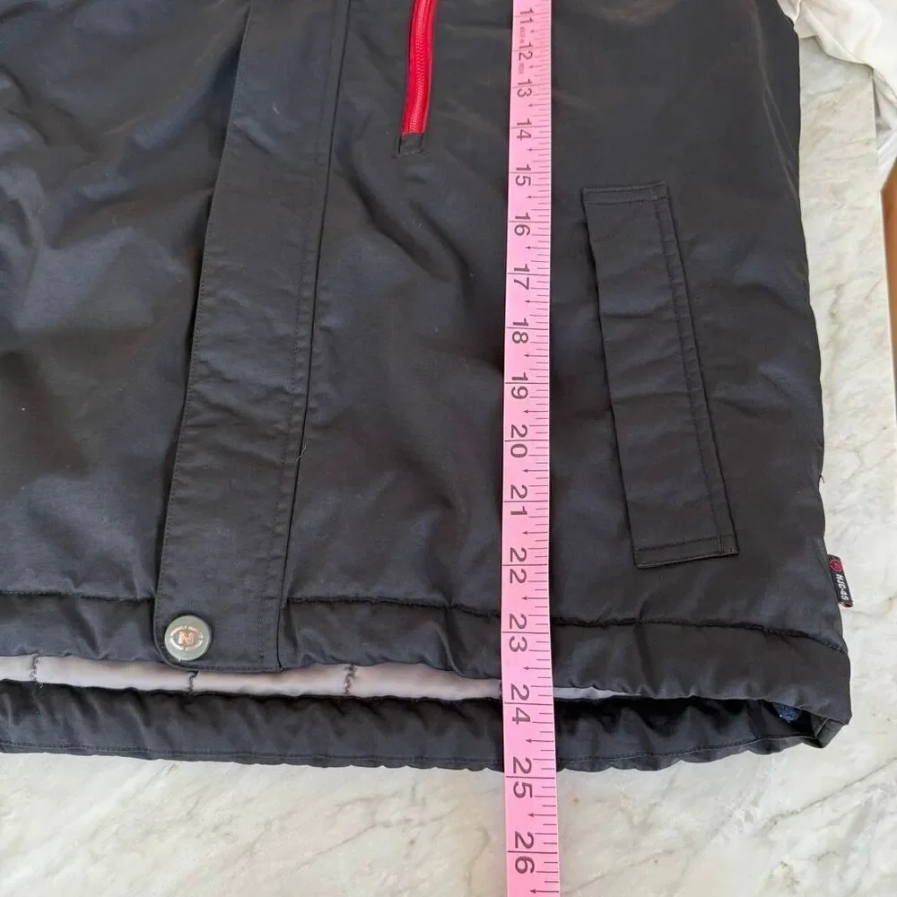 NAUTICA vintage Boys Puffer Jacket Hooded Classic Red/White/Blue size M 12-14